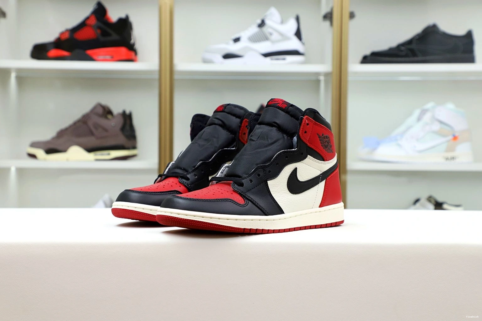 OG JORDAN TOE' HIGH AIR RETRO 1 'BRED 0721